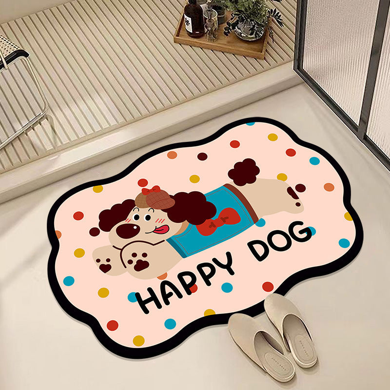 Cute Cartoon Animal Bath Mat Bowlift