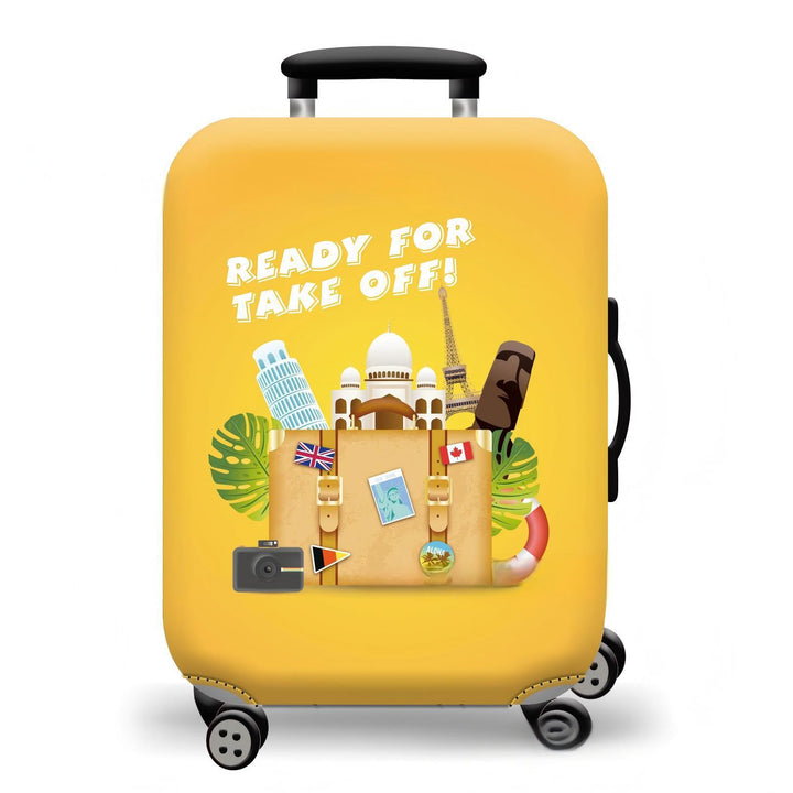 Unisex Hard-shell suitcase with stunning mountain landscape design Bowlift