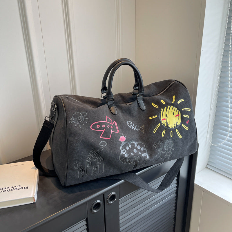 Canvas Art Travel Duffle Bag Bowlift