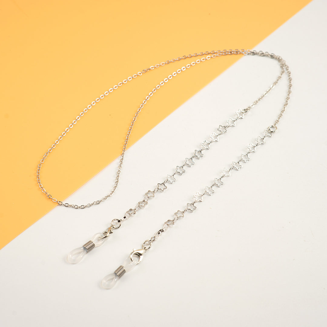 Star-Patterned Eyewear Chain Bowlift