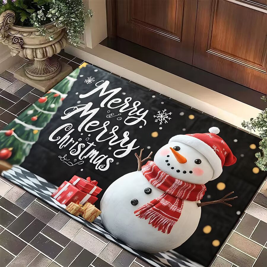 Festive Christmas Welcome Mat Bowlift