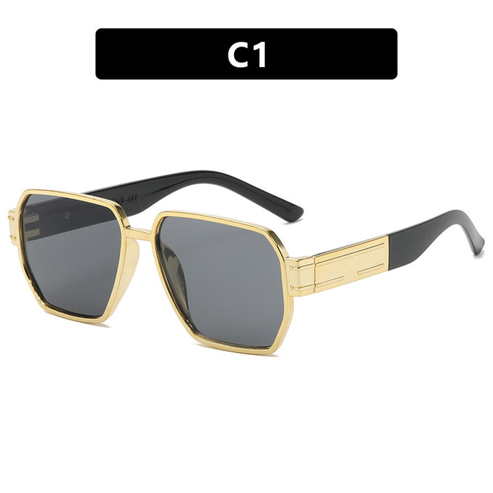 Ladies elegant sunglasses with striking geometric frame Bowlift
