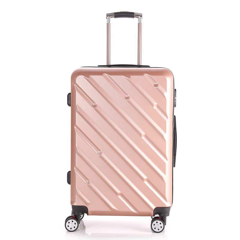 Unisex Durable Textured Hard Shell Rolling Suitcase Bowlift