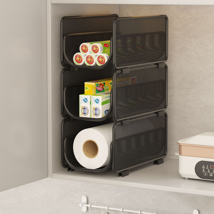 Versatile Under-Shelf Storage Basket Bowlift