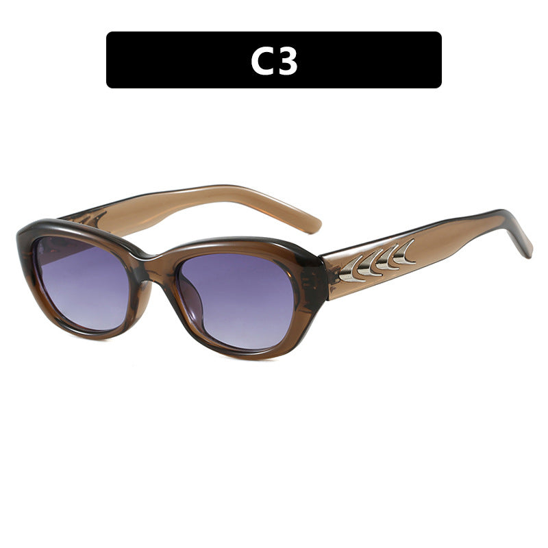 Women's fashionable sunglasses with sculptural accents Bowlift