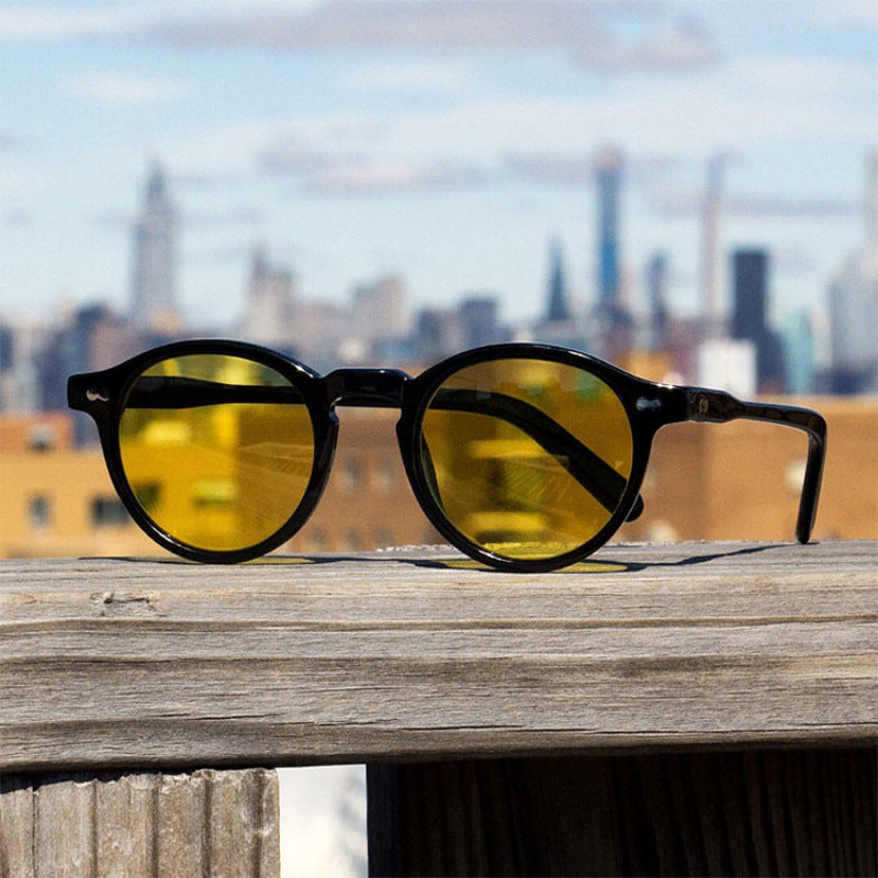 Women's fashionable round sunglasses Bowlift