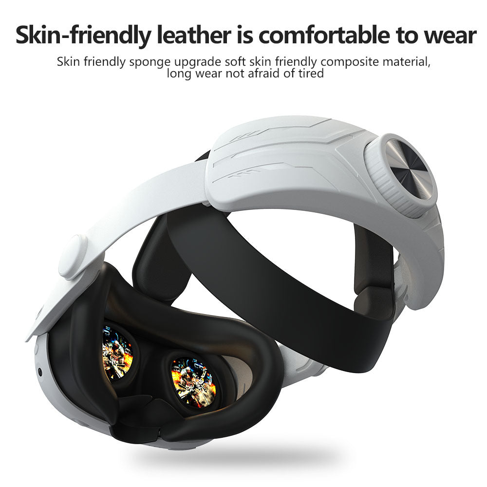 VR-Headset with Adjustable Wearing Comfort Bowlift