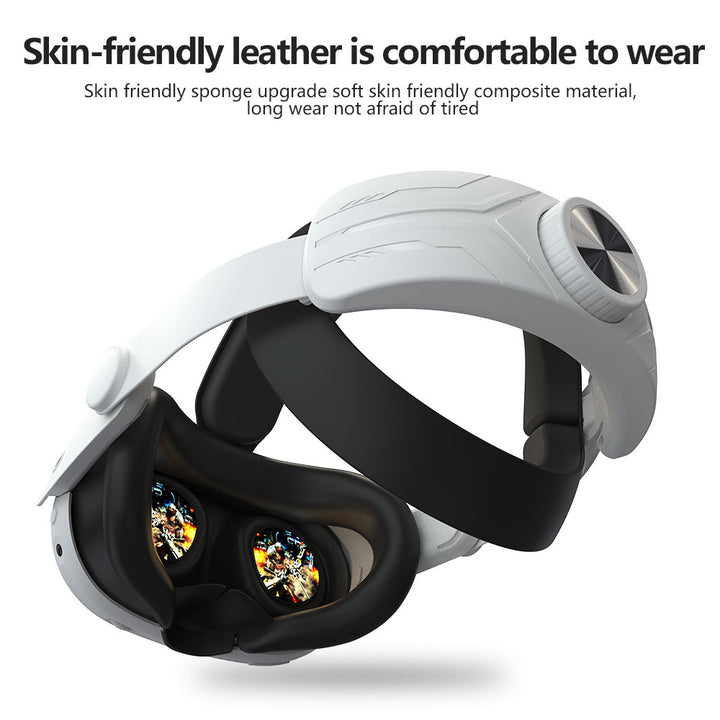VR-Headset with Adjustable Wearing Comfort Bowlift