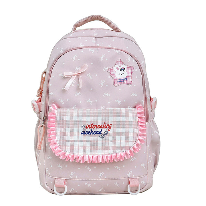 Fun Character Print Cozy Backpack Bowlift