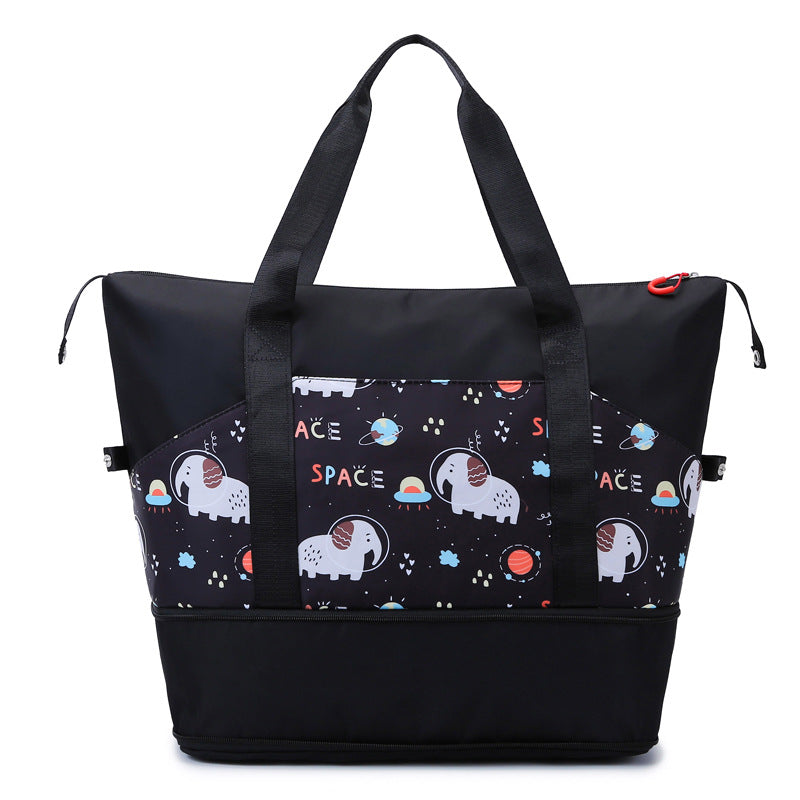Versatile Checkerboard Tote Bag Bowlift