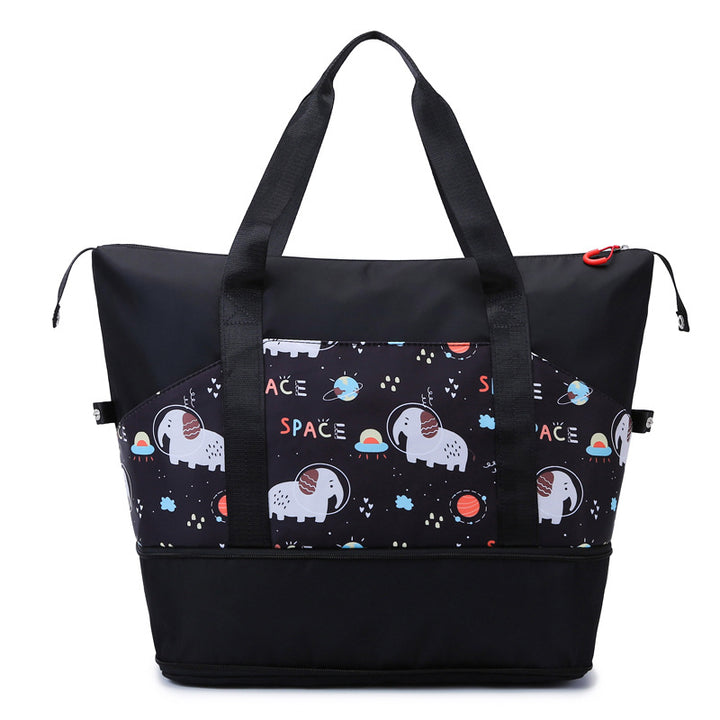 Versatile Checkerboard Tote Bag Bowlift