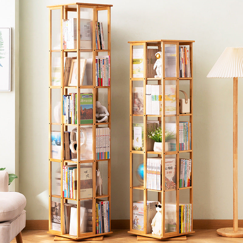 Rotating shelf with flexible shelves and 360-degree function Bowlift
