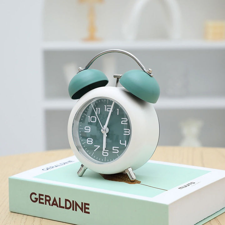 Nostalgic Alarm Clock with Two Bells Bowlift