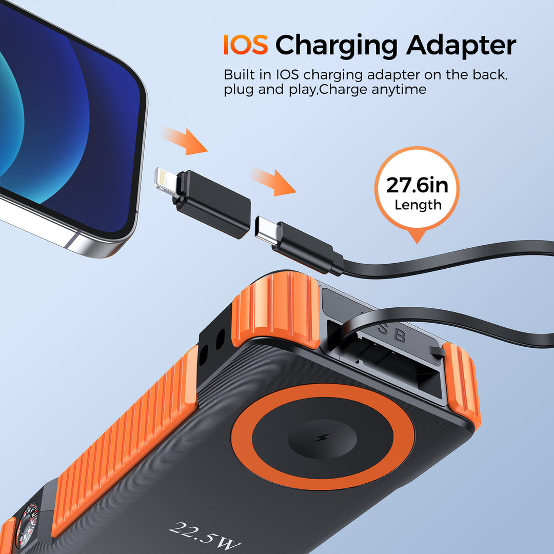Wearable Solar Power Bank Bowlift