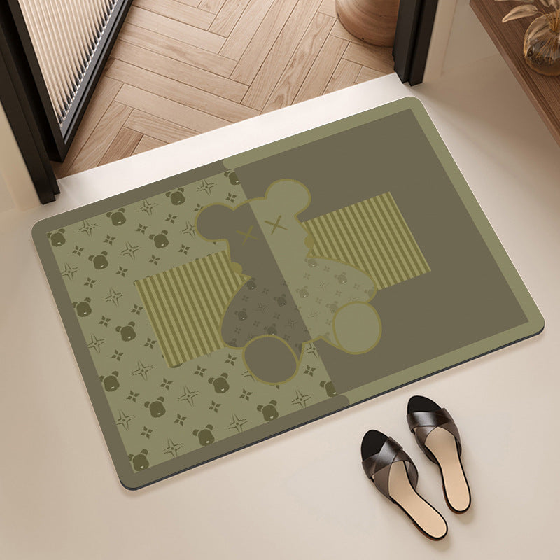 Decorative Cartoon-Themed Floor Mat Bowlift