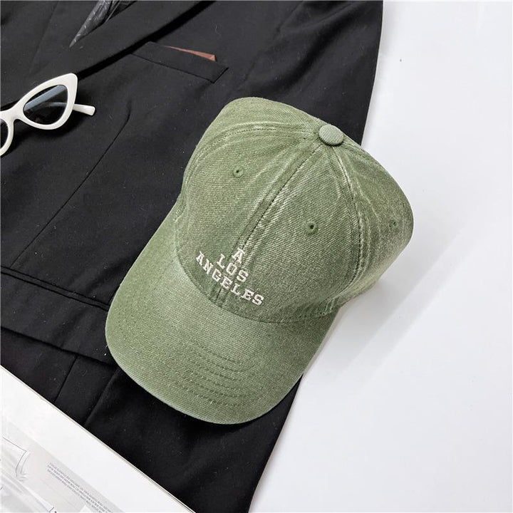 Women's Distressed Vintage Los Angeles Baseball Cap Bowlift