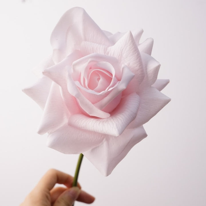 Oversized Realistic Foam Rose Single Stem Decorative Artificial Flower