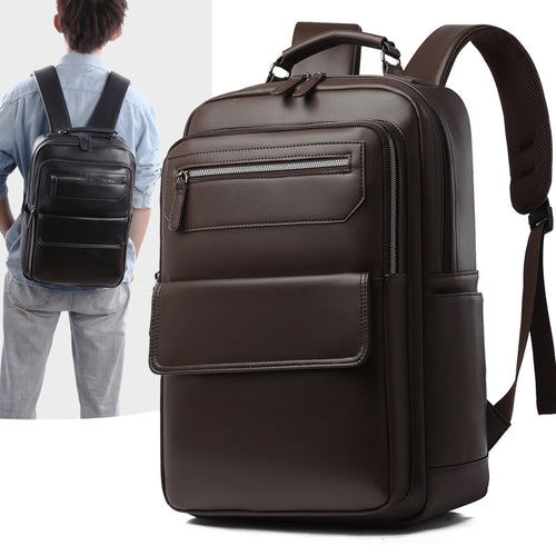 Executive Leather Backpack Bowlift