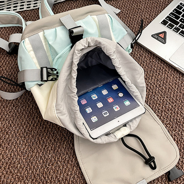 Fashionable Multi-Pocket Backpack Bowlift