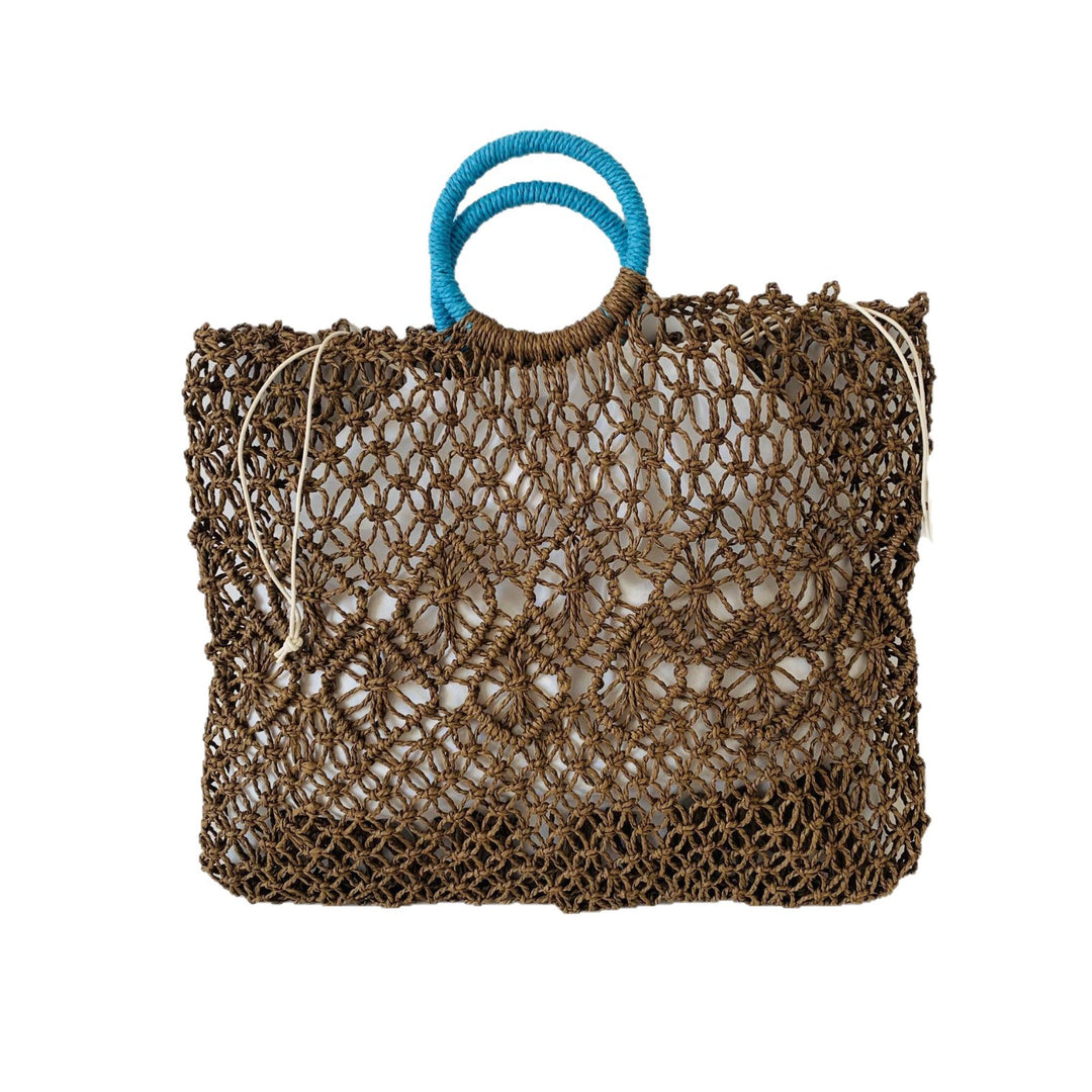 Handmade Macramé Beach Bag Bowlift