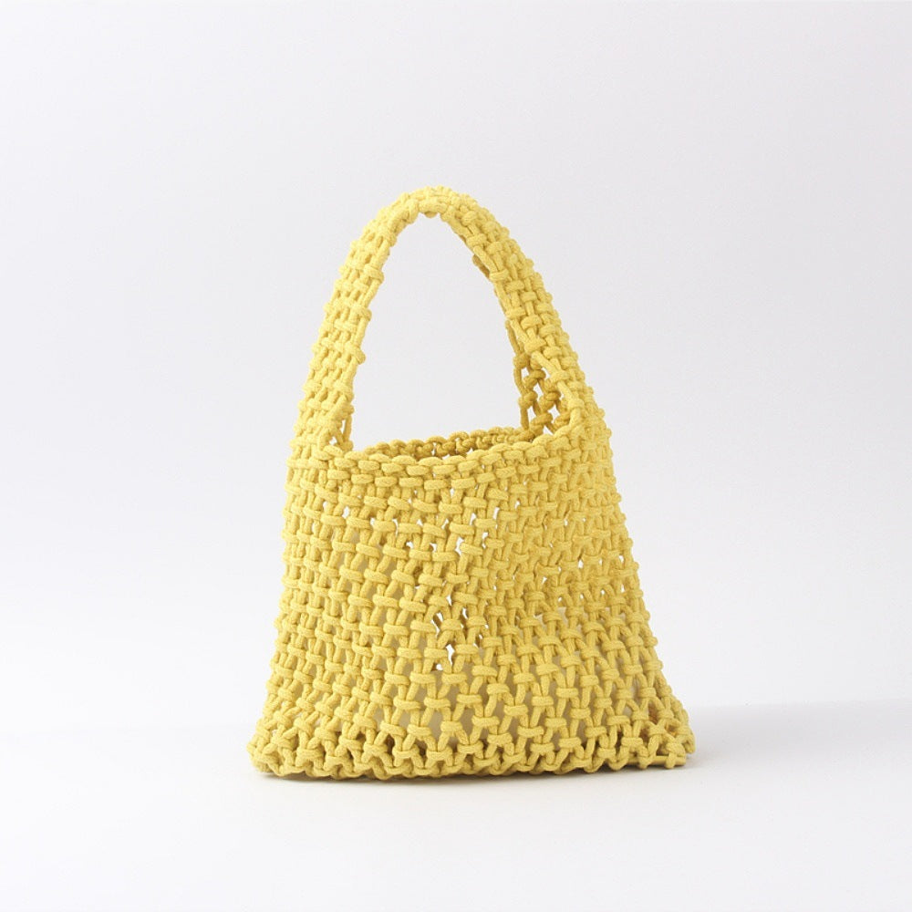 Handwoven Tote Bag Made of Natural Material Bowlift