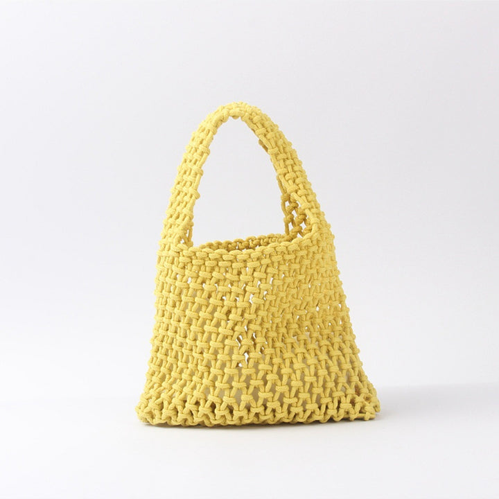 Handwoven Tote Bag Made of Natural Material Bowlift