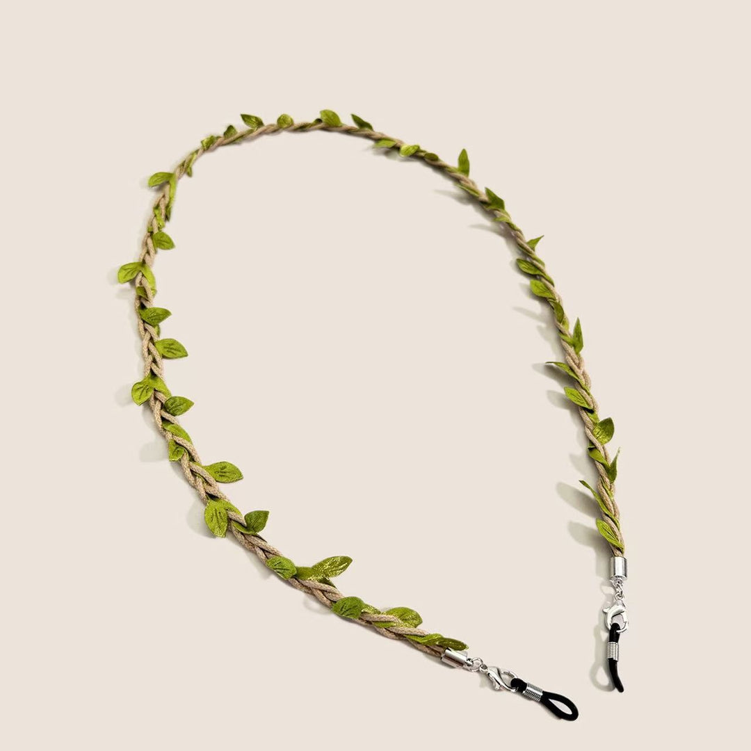 Floral-Embellished Eyewear Chain Bowlift