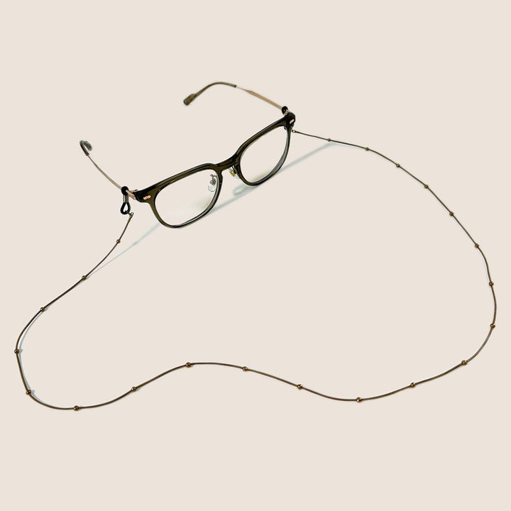 Lightweight Beaded Eyewear Retainer Bowlift