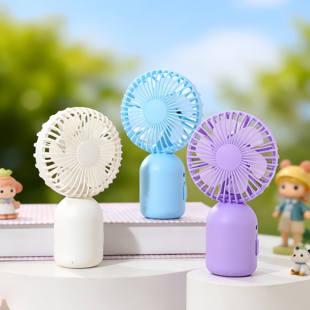 Women Portable Mini Fan with Flexible Design Bowlift