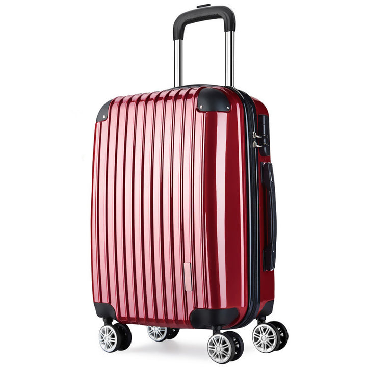 Unisex High-Durability Hard Shell Wheeled Suitcase Bowlift