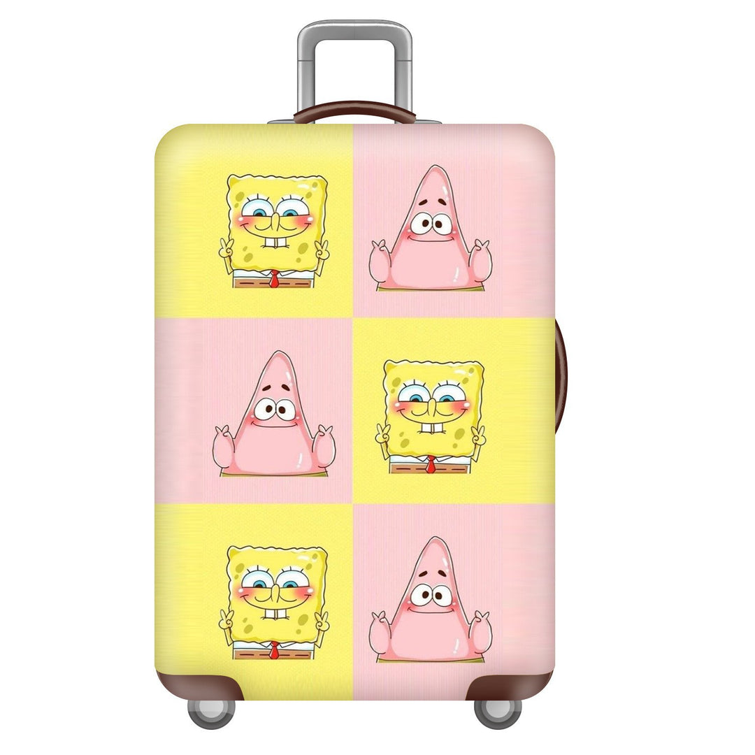 Unisex hard shell suitcase with colorful cartoon design Bowlift
