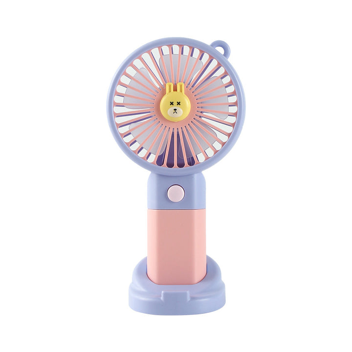 Unisex Portable Hand Fan with Cute Animal Design Bowlift
