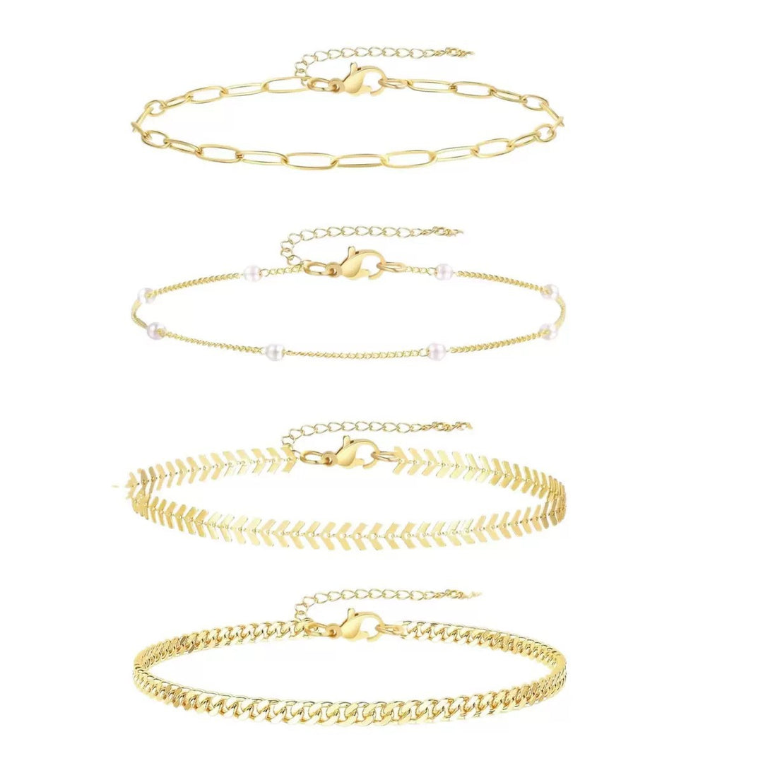 Multi-Layered Anklet Set Bowlift