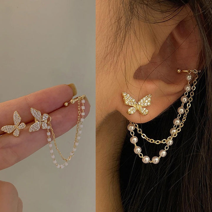 Elegant stud earrings Bowlift