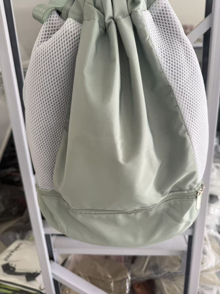Lightweight Mesh Drawstring Backpack Bowlift