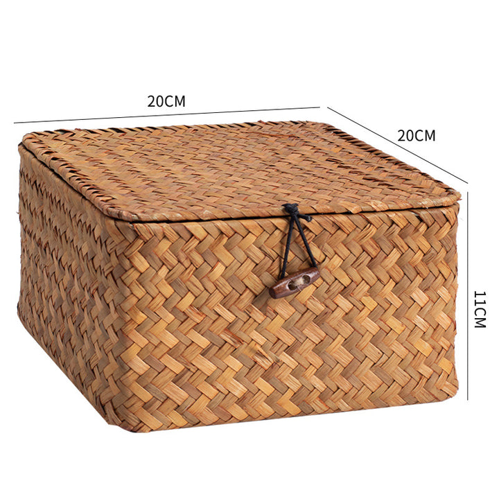 Handmade Woven Storage Cube Bowlift
