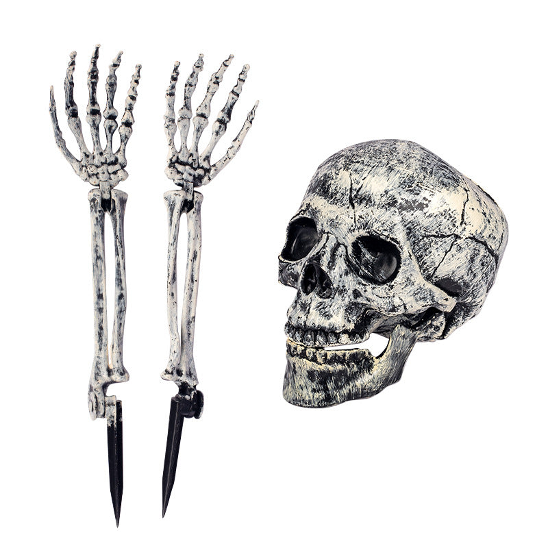 Decorative Skeleton Hand Garden Stake Bowlift
