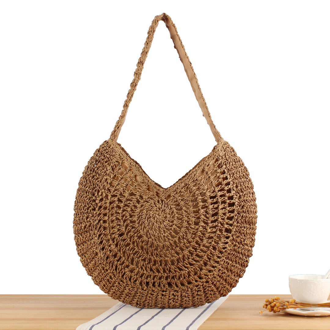 Braided Shoulder Bag in Modern Boho Design Bowlift