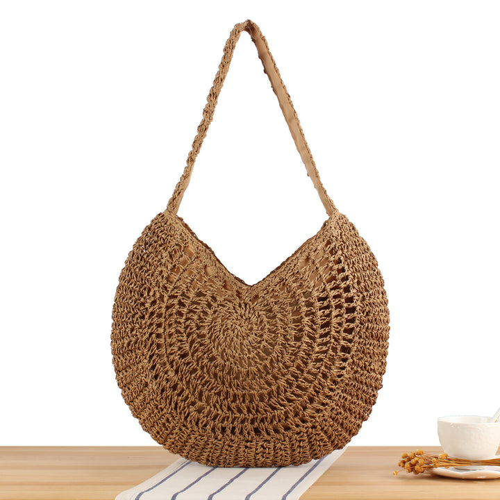 Braided Shoulder Bag in Modern Boho Design Bowlift