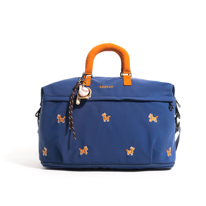 Fun Embroidered Pet-Themed Travel Bag