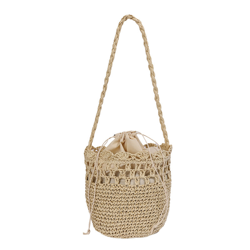 Handmade Braided Bucket Bag Bowlift