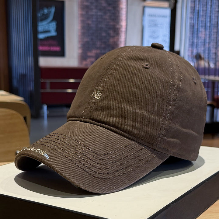Men's Distressed Casual Adjustable Baseball Cap Bowlift