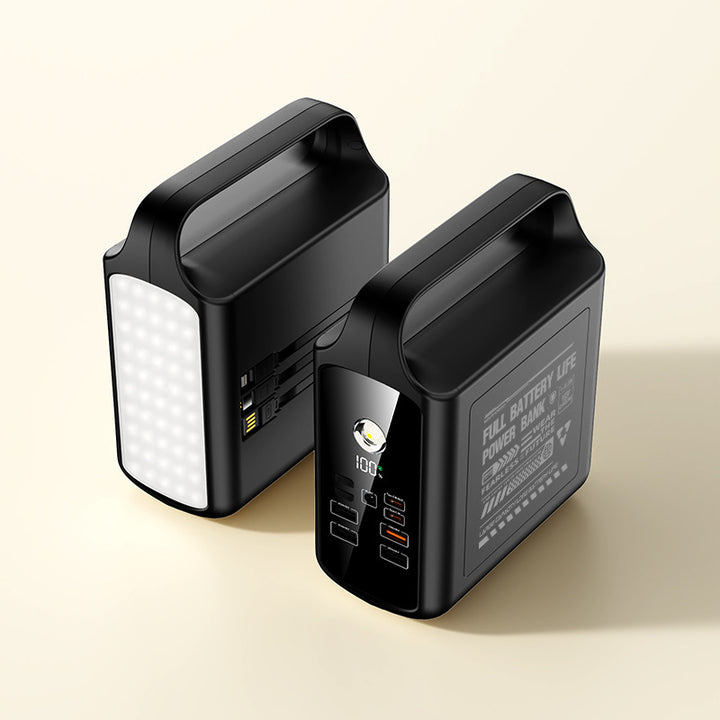 Portable power bank with LED light function Bowlift