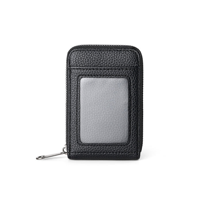Zippered Leather Cardholder