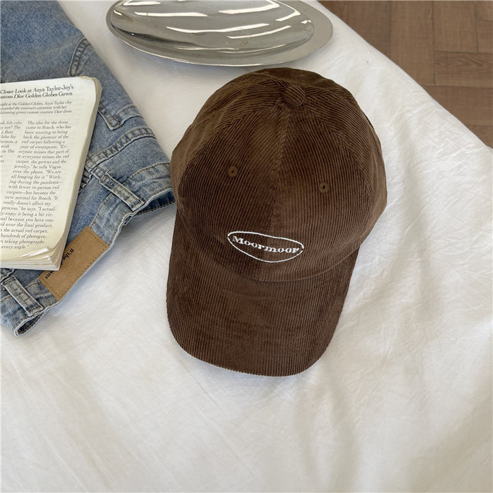 Women's Casual Corduroy Baseball Cap Bowlift