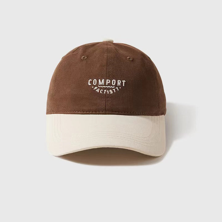 Men's Casual Two-Tone Baseball Cap Bowlift