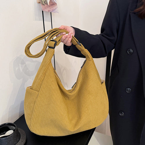Soft Fabric Crossbody Tote Bowlift