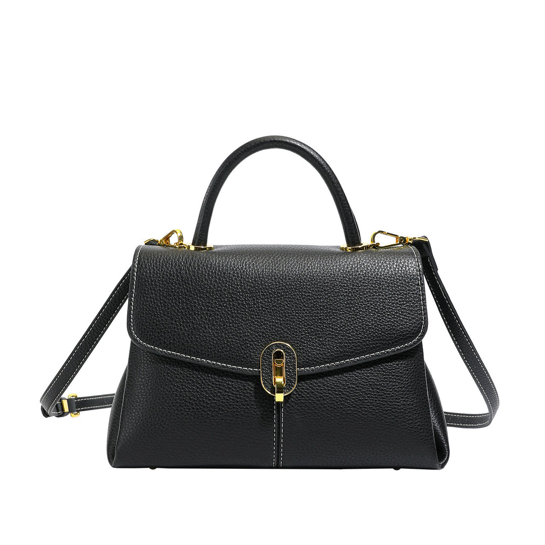 Elegant Handcrafted Structured Handbag Bowlift