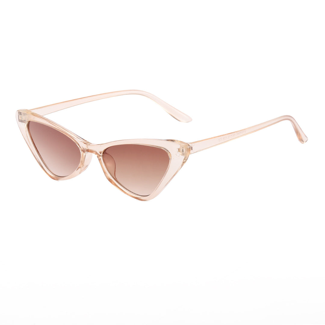 Women's Cat-Eye Sunglasses with Animal Print and UV Protection Bowlift