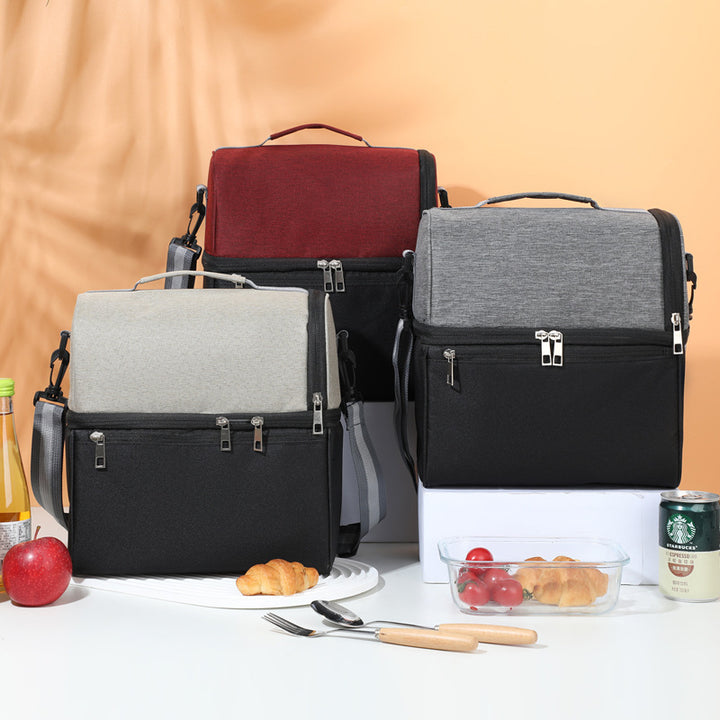 Ladies Multifunctional Cooler Bag with Insulated Double Chamber Bowlift